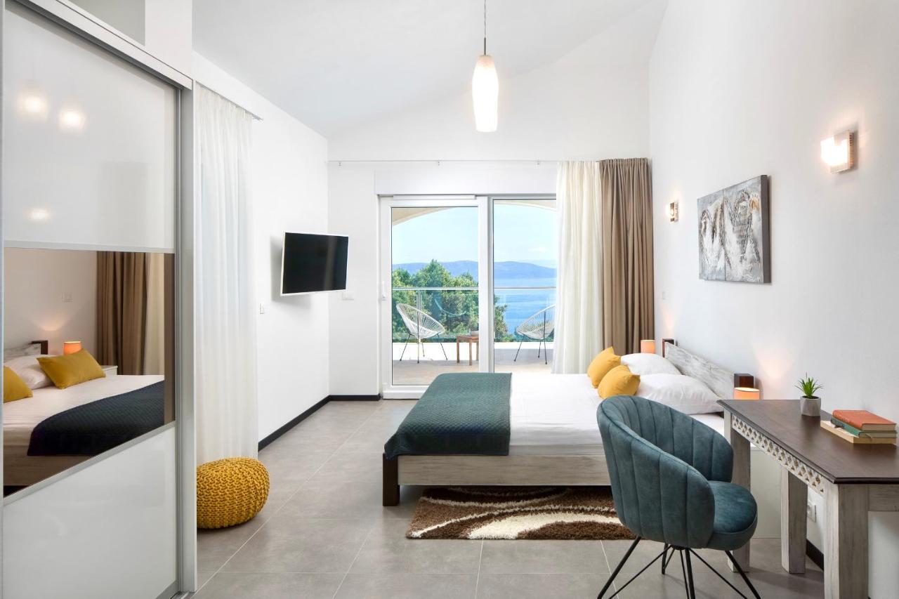 Luxury Panorama Vila With Amazing Seaview In Gondolici 7 Km From Rabac Labin  Exterior foto