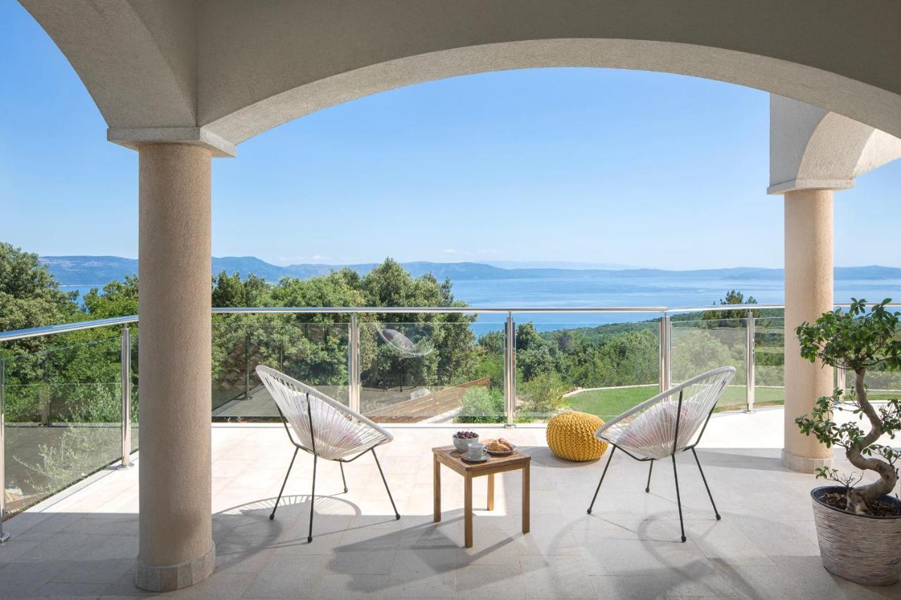 Luxury Panorama Vila With Amazing Seaview In Gondolici 7 Km From Rabac Labin  Exterior foto
